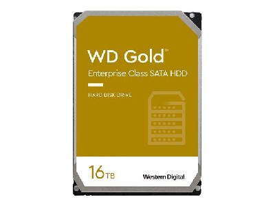 WD Gold 16TB HDD 7200rpm 6Gb/s sATA 512MB